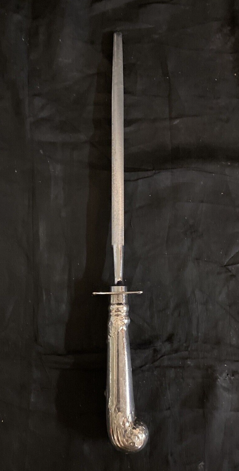 English Sheffield National Silver Co. 3 pc Carving Set Silver Plate Presentation