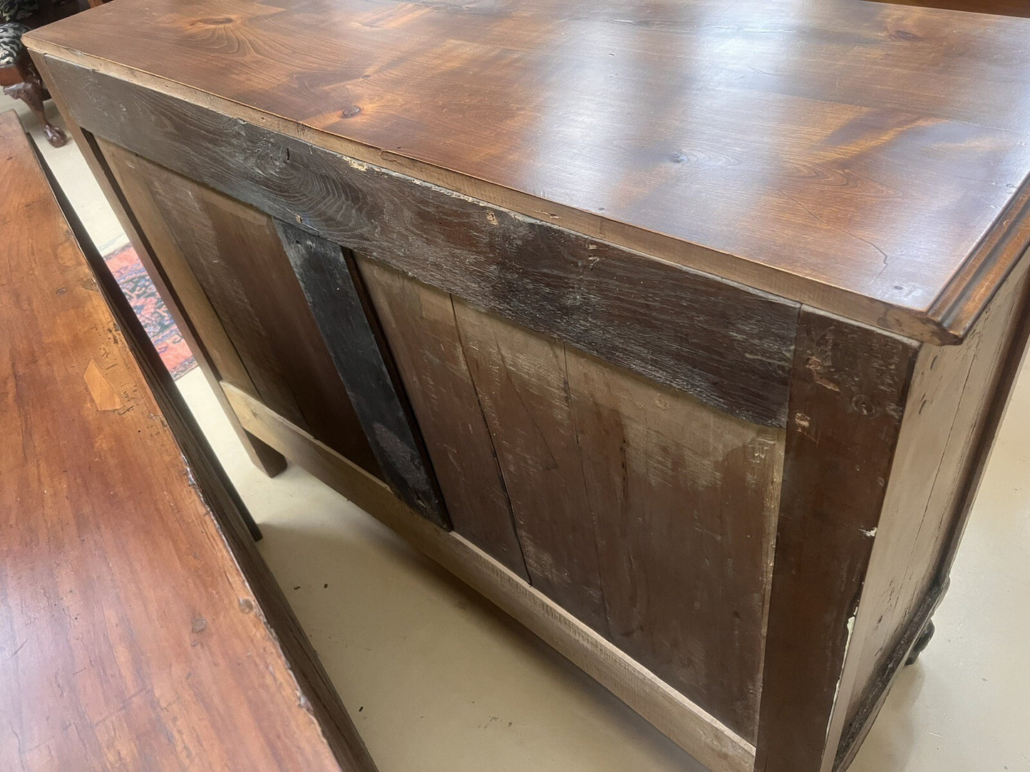 ANTIQUE FRENCH PROVINCIAL FARMHOUSE FRUITWOOD CHEST COMMODE DRESSER