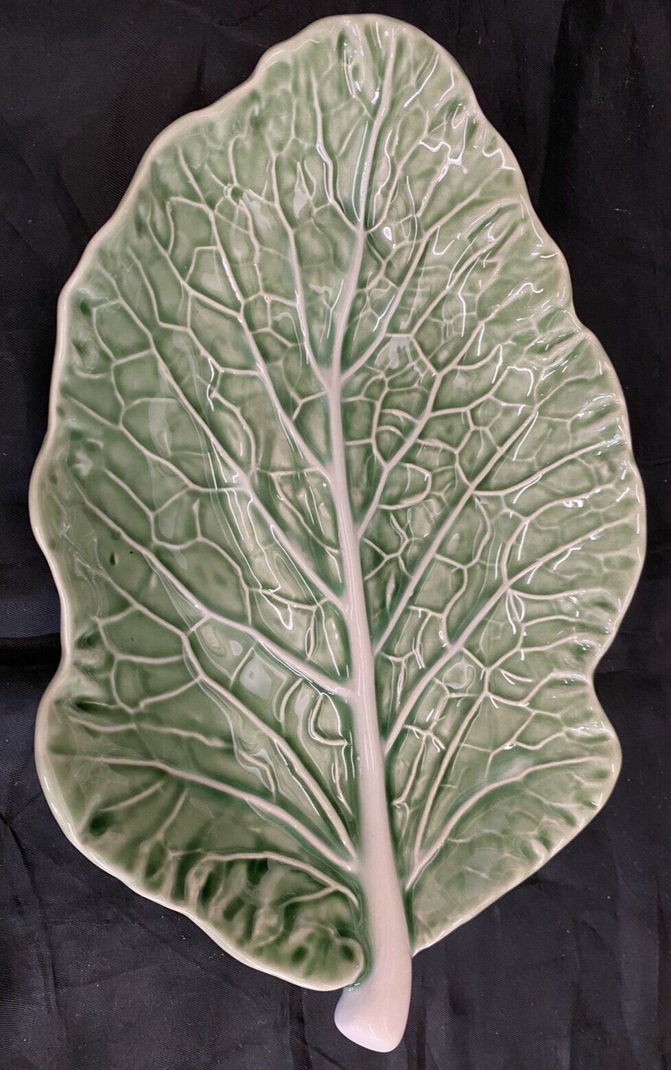 Bordallo Pinheiro Cabbage Green Relish Dish from Portugal  3 Available BH141