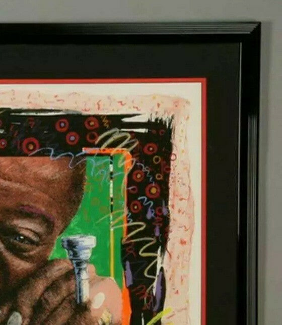 New Orleans Jazz Festival “POPS 1" Louis Armstrong Poster Signed Richard Thomas