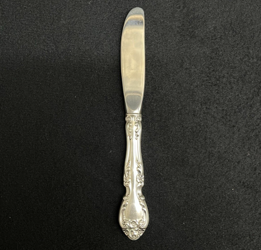 Melrose by Gorham 42.7g Sterling Modern Hollow Butter Spreader 6 1/4"Gorham Mark