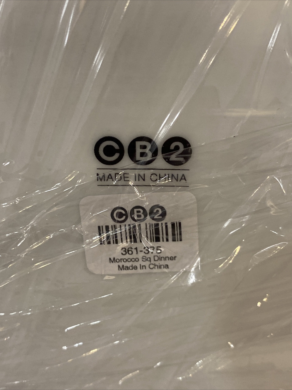 Crate Barrel CB2 Dish Set Of 6 Plates and Angular Bowls BH179