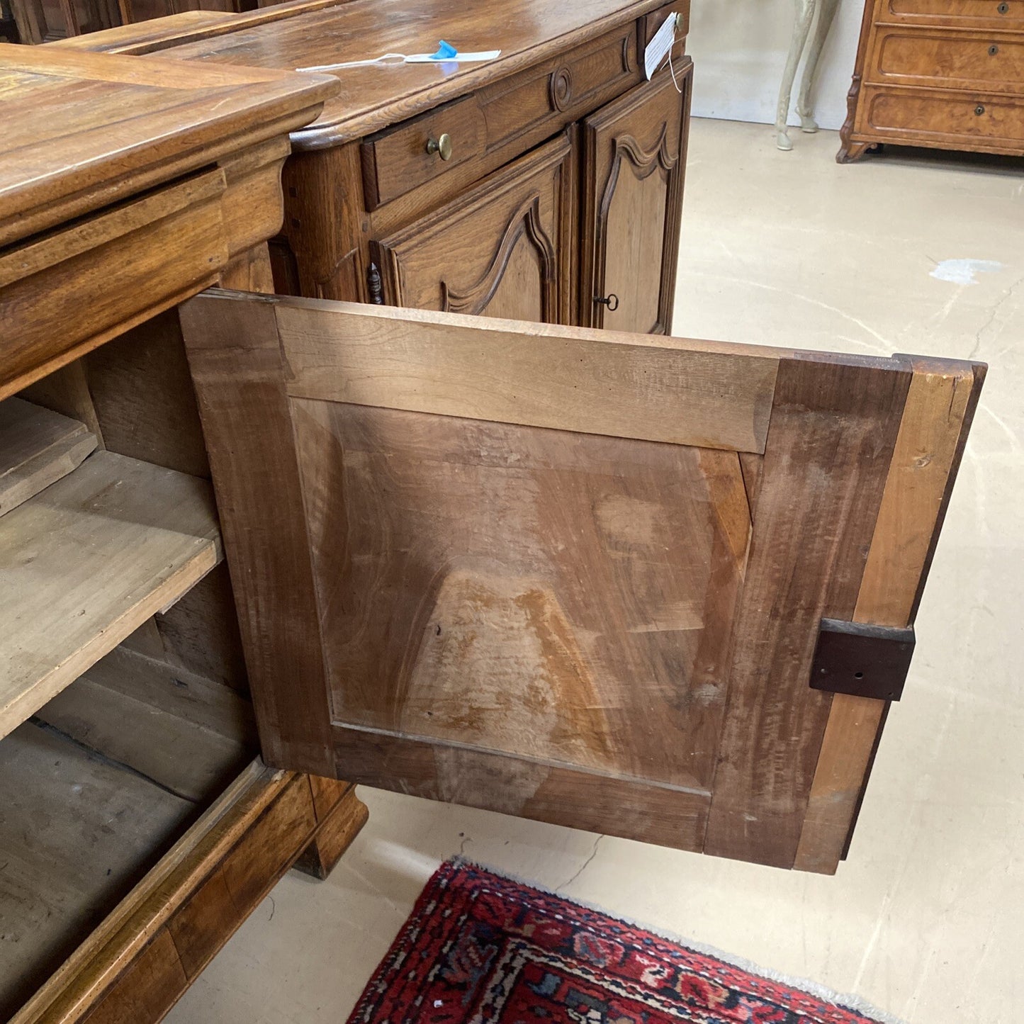 Antique French Louis Philippe Walnut Sideboard Commode Chest Buffet