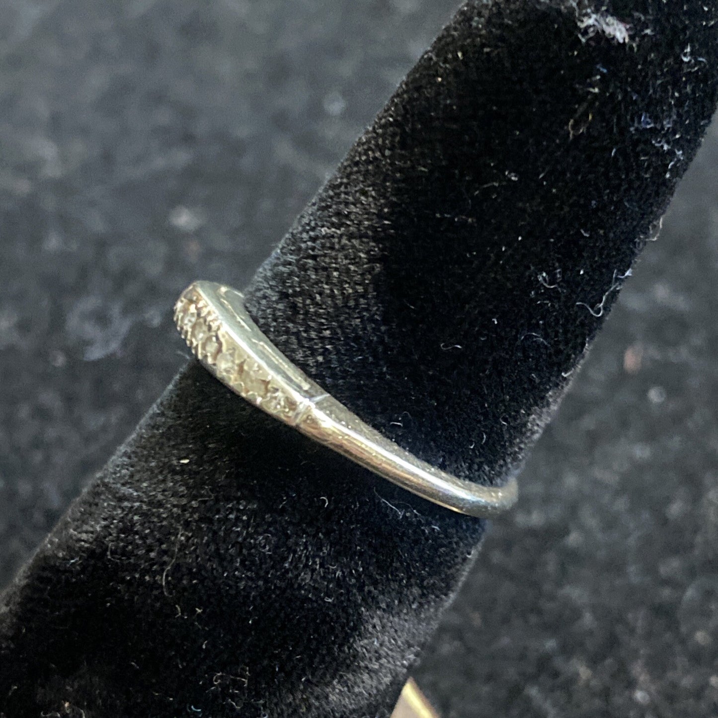 1.7g 14K NOCTURNE White Gold Diamond Ring Size 6