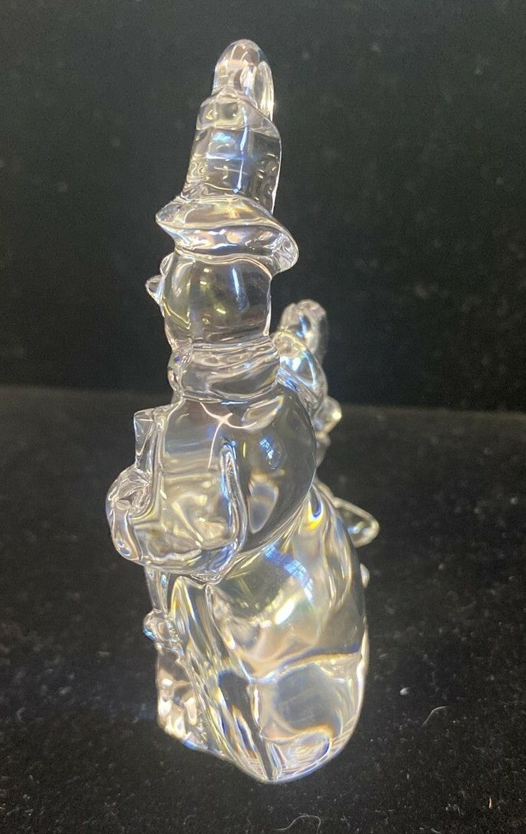 Waterford Crystal 2007 Christmas Wonders  JOLLY SNOWMAN ~ Ornament 142739