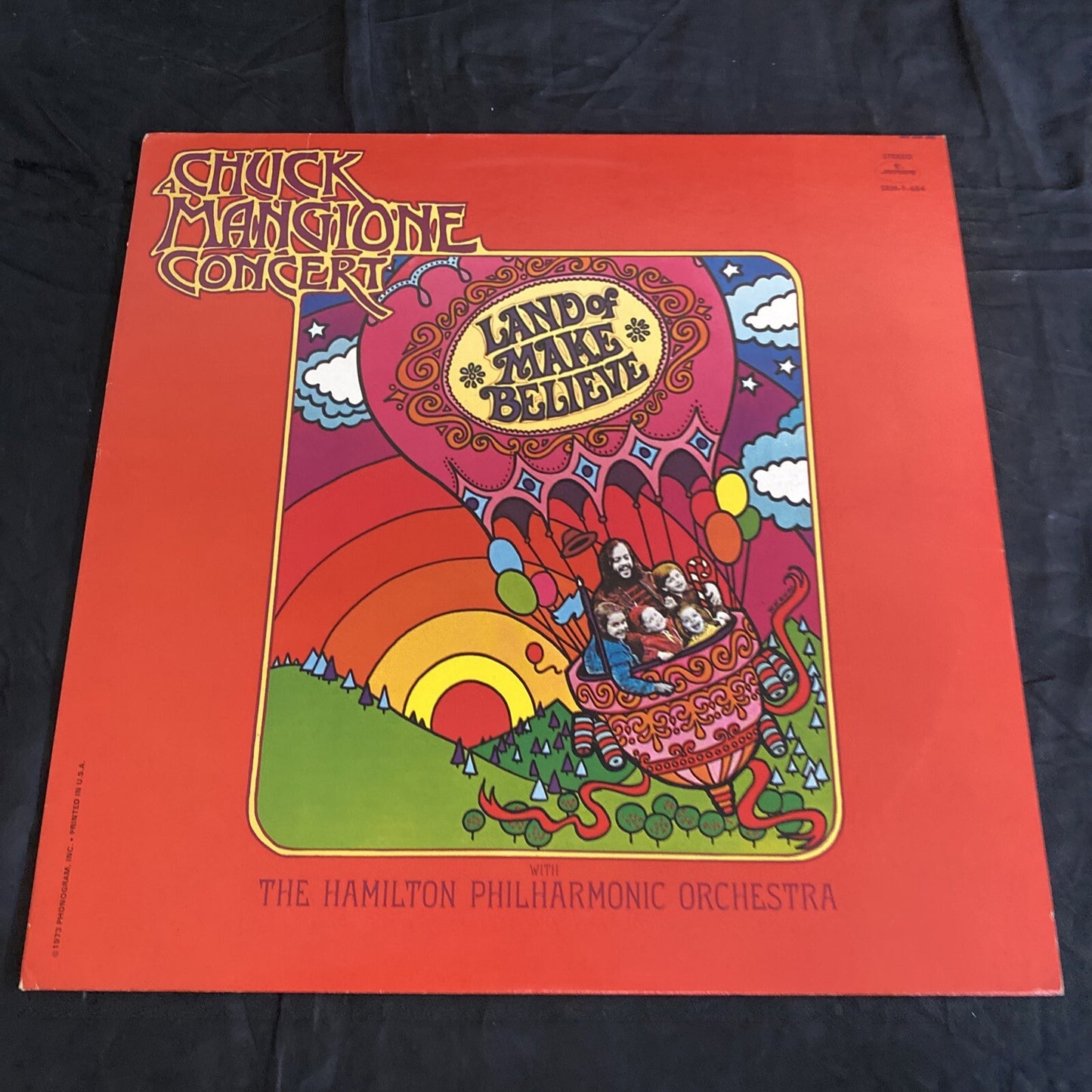 Chuck Mangione Live Concert Land of Make Believe Concert Jazz Vinyl LP NM 1973