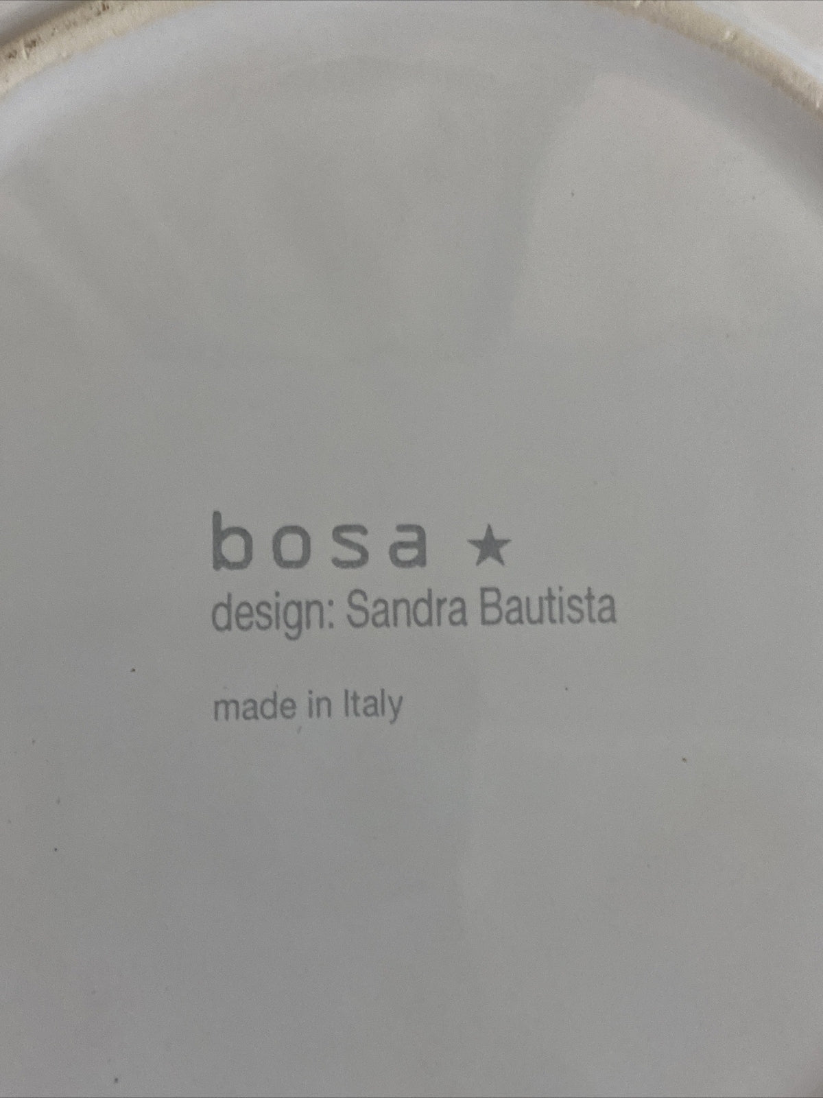 Bosa Dinner Place Set Italy by Sandra Bautista "Shadow Placemat"  Orig box