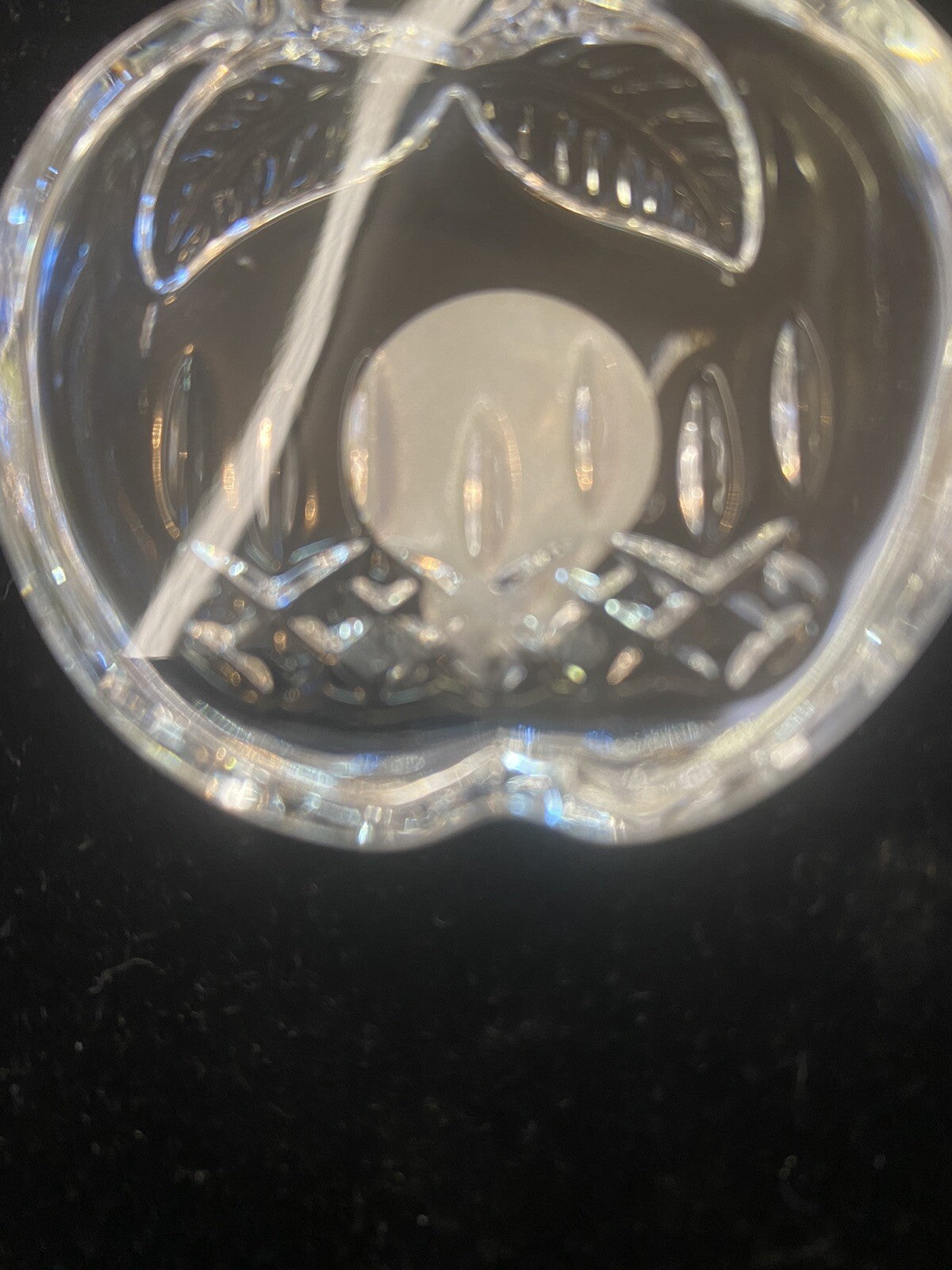 Waterford Crystal 2015 Annual Mini Apple Ornament # 40005063
