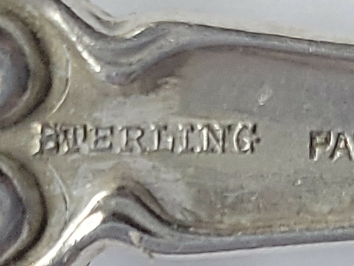 Violet By Whiting Sterling Silver Round Bowl Soup Spoon  Gumbo 6 7/8" 1905 Mono