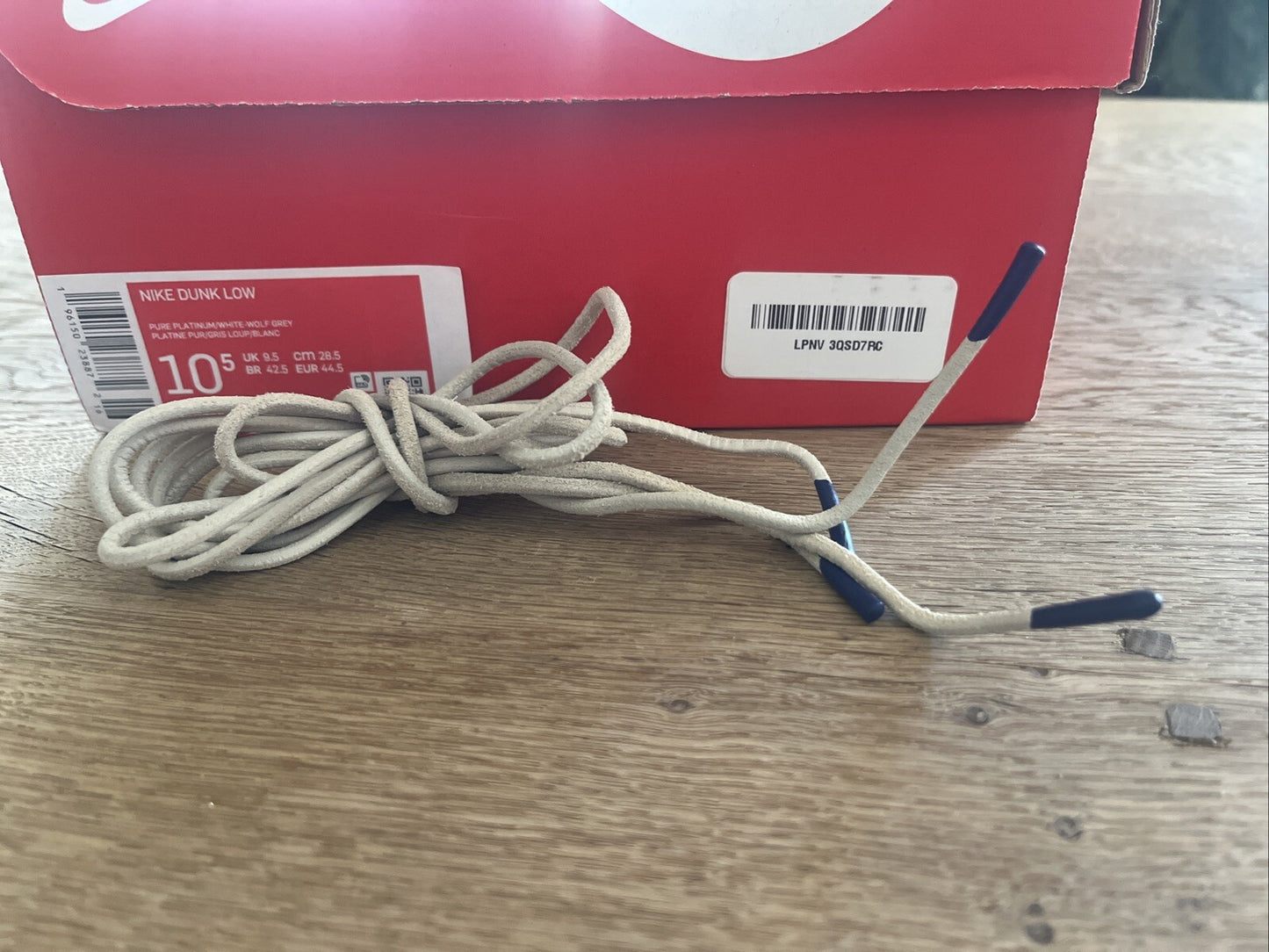 Size 10.5 - Nike Dunk Low Wolf Grey Pure Platinum