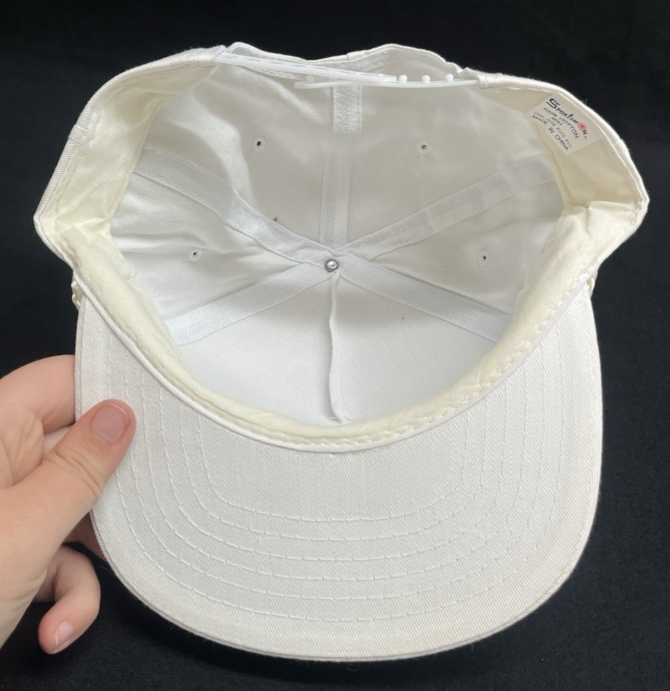 Vtg 100% Cotton NFL Washington Redskins Adjustable Snapback Canvas Hat