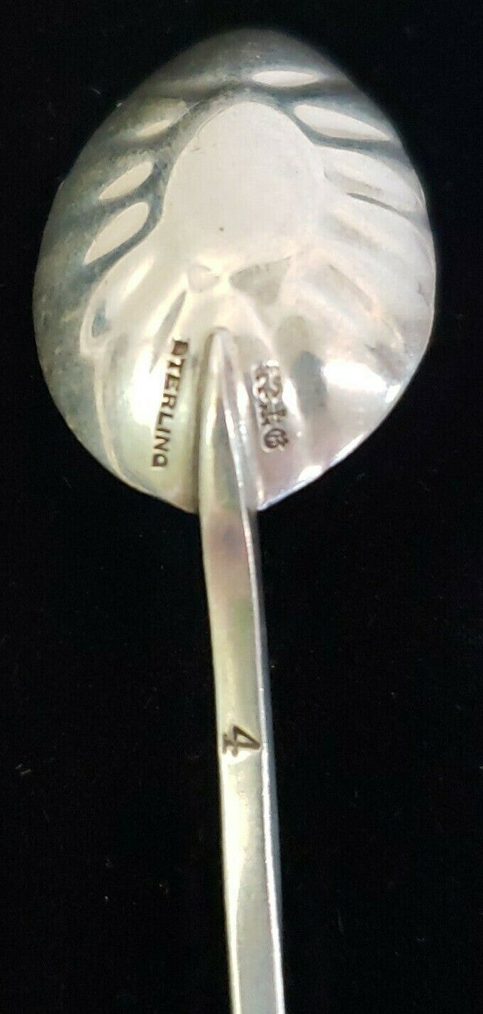 Early Gorham Sterling Silver Ball Pattern late 1800's 4.5" Demitasse