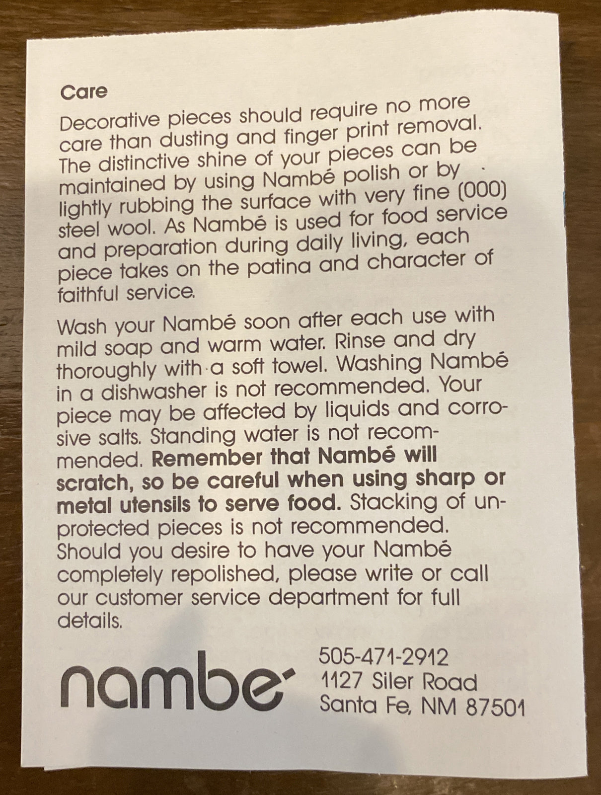 Vintage 1990 NAMBE 668 15-INCH Sculpture LAVA BOWL w/ original bag BH297