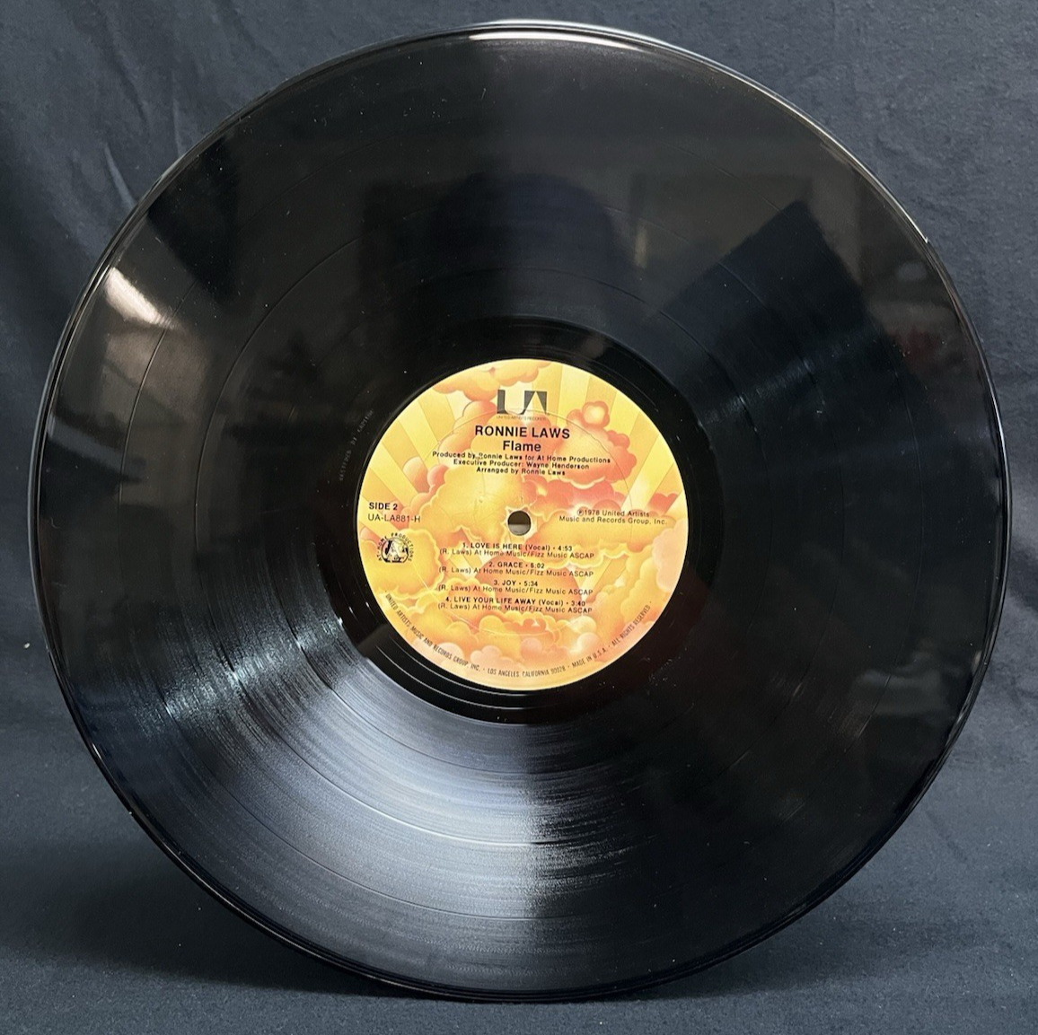 Ronnie Laws Flame Vinyl LP Record Album From 1978 VG+/VG+