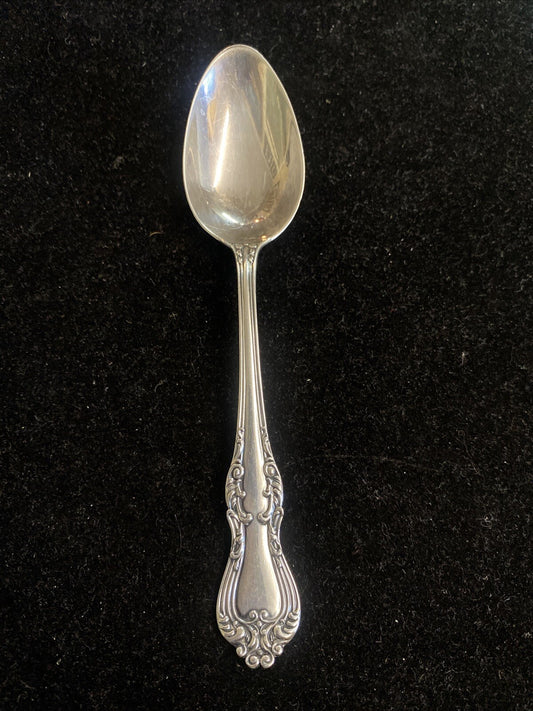 FRANK SMITH COLBERT STERLING SILVER 5.5" COFFEE SPOON -engraved Julia 1921 15.8g