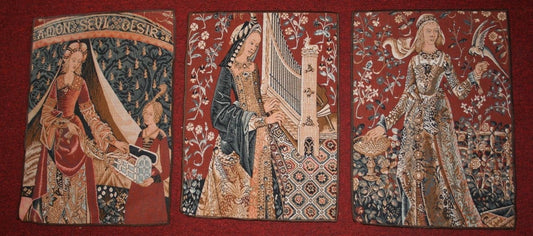 The Lady and the Unicorn Senses Tapestry Taste Hearing To My Soul Desire Cluny