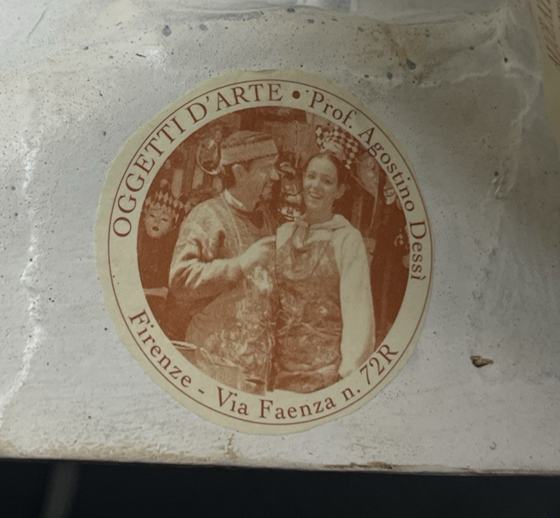 Set of 2 AGOSTINO DESSI & ALICE ATELIER ITALIAN PAPIER MACHE THEATER OPERA MASKS