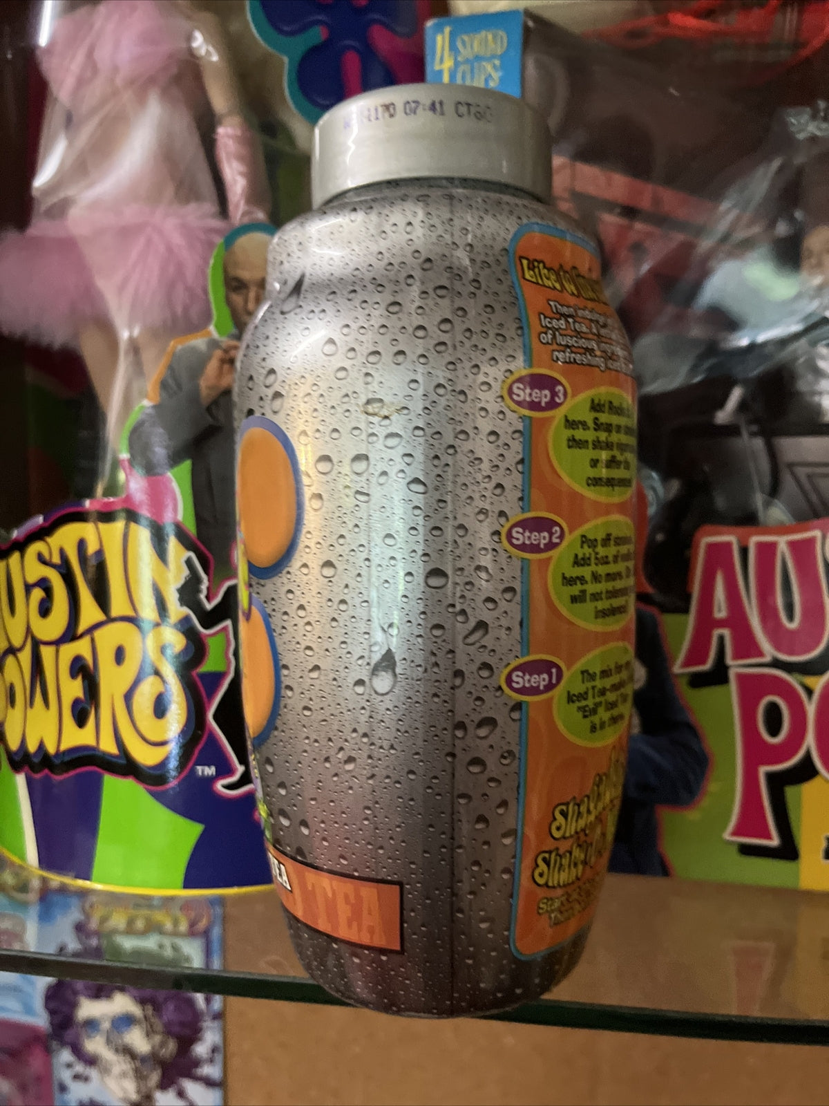 Vtg Austin Powers Shagadelic Shakers Cocktail Mix Mixer Long Island Iced Tea