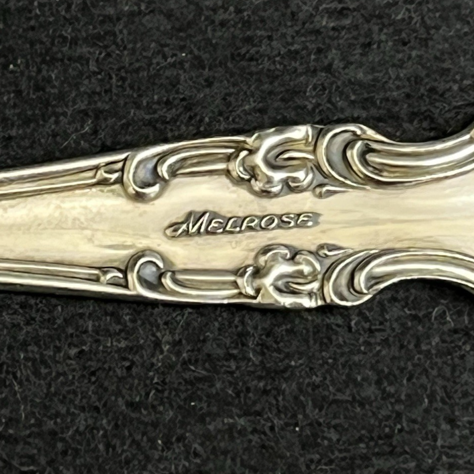 Melrose by Gorham 38.21g Sterling Silver Flat Handle Master Butter Knife 7 in