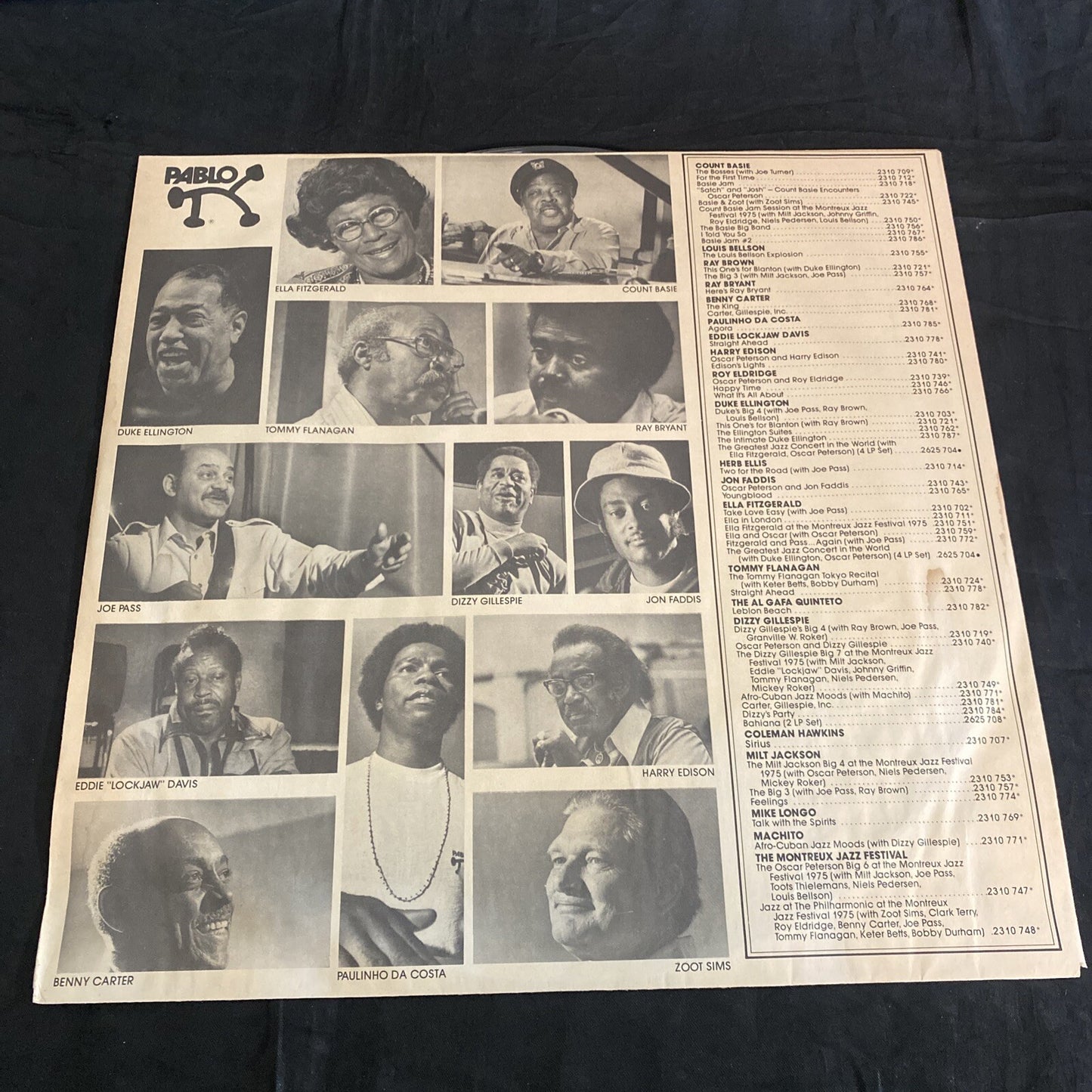 PROMO OSCAR PETERSON - MONTREUX '77 - PABLO LIVE RECORDS 2308 213 1977