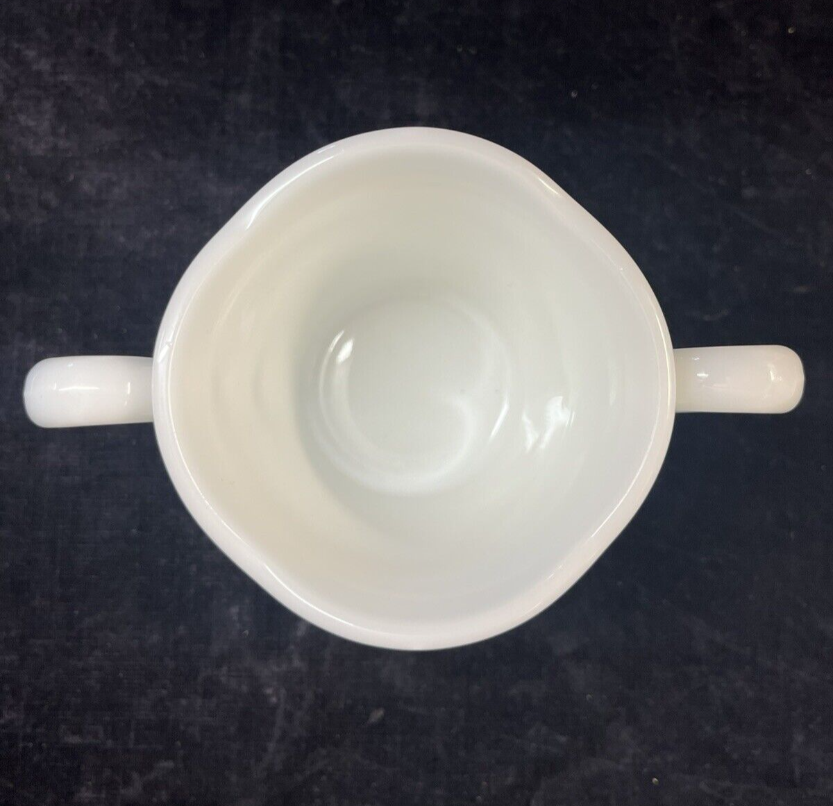 Vintage 1950s Westmoreland Hobnail Milk Glass Open Sugar Bowl 3.5"