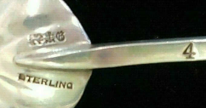 Early Gorham Sterling Silver Ball Pattern late 1800's 4.5" Demitasse