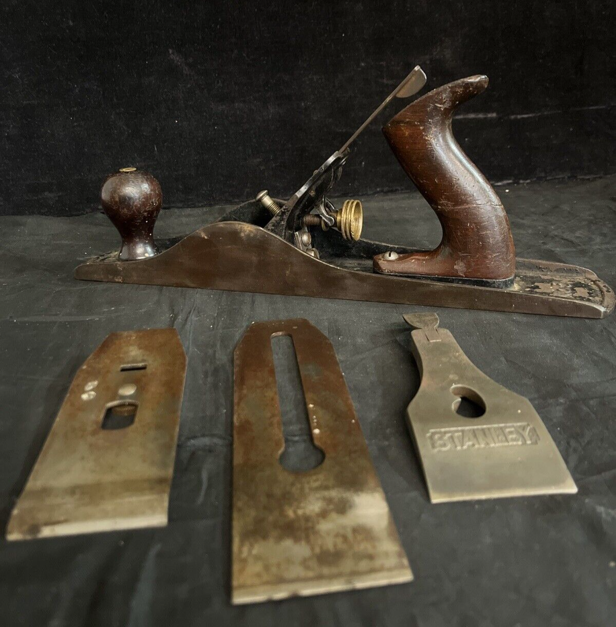 VTG Stanley Wood Block No.5 Bench Block Plane Marked "Bailey" Woodworking