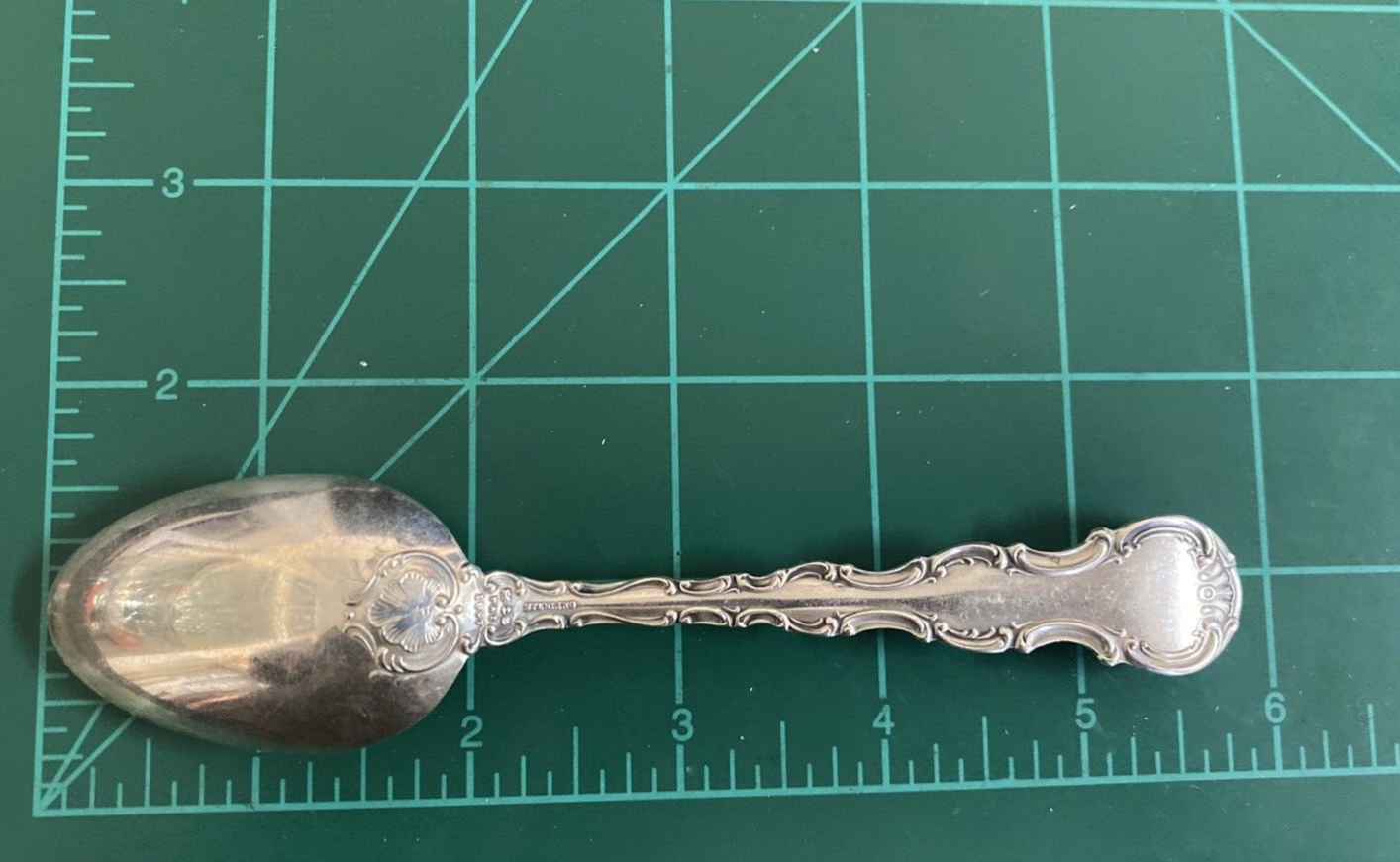 Gorham Strasbourg 32.8g Sterling Silver Teaspoon 5 7/8" Old Marks
