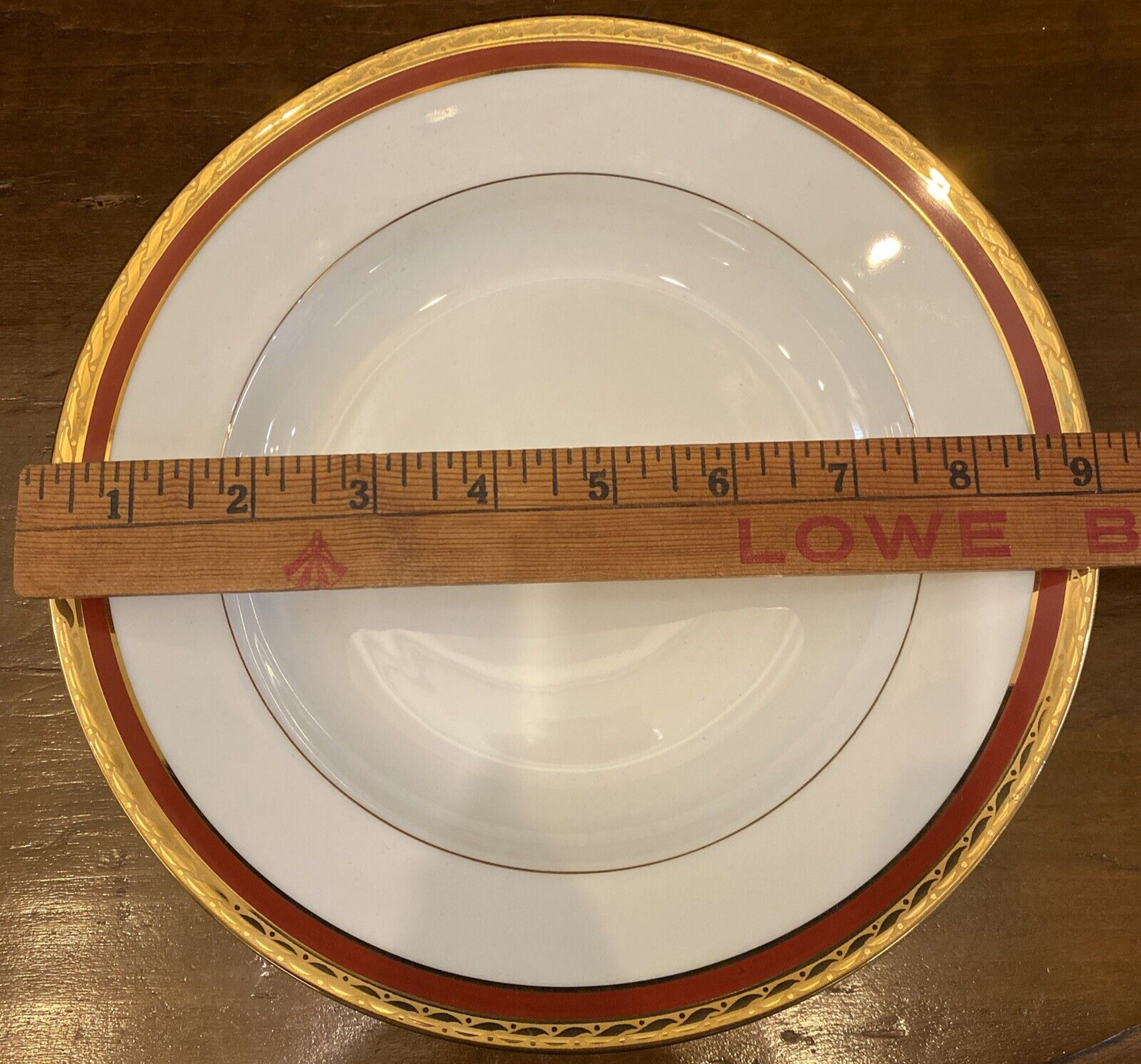 Tiffany & Co. Limoge Red Band Bowl Set Of 12