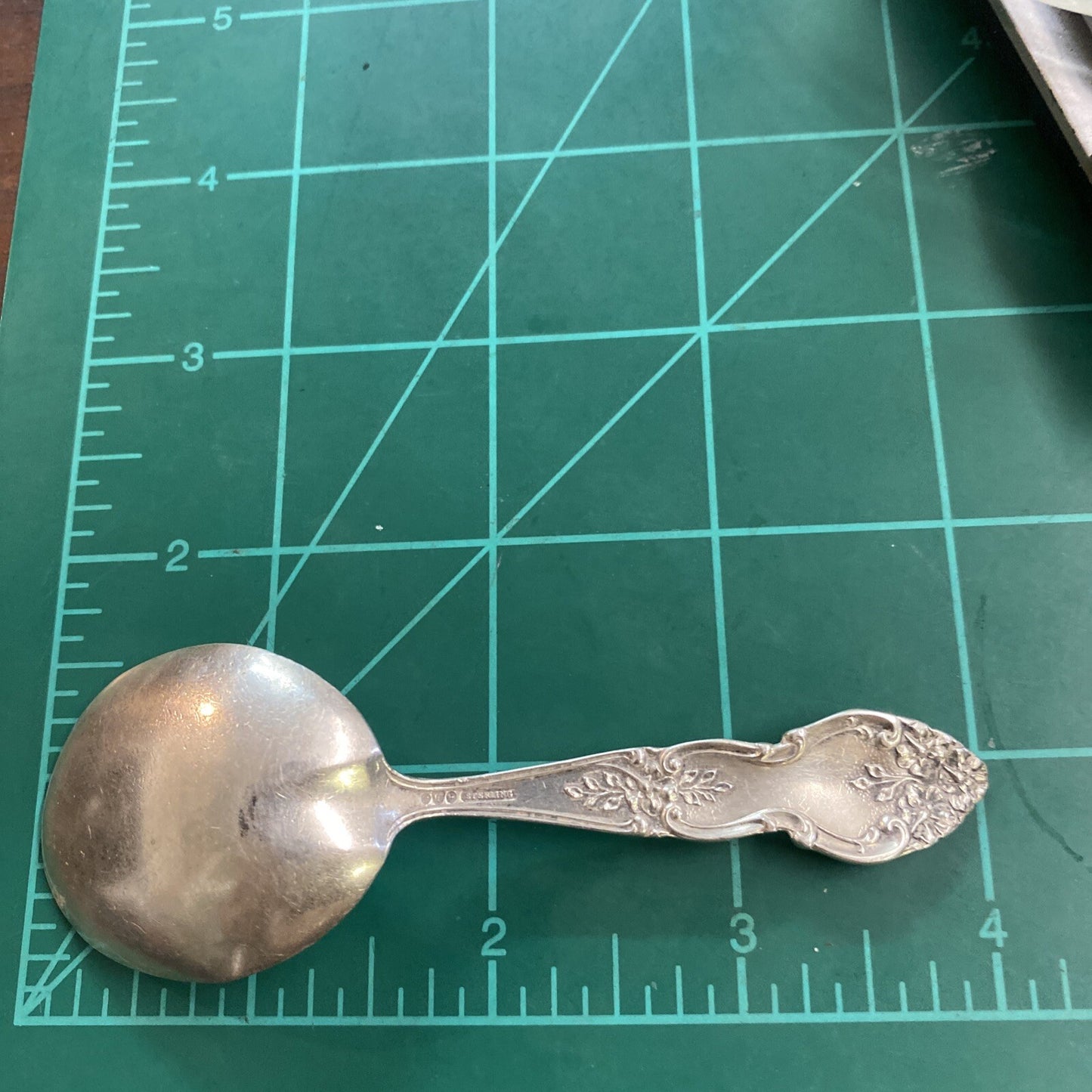 Sterling Silver 4" Baby Spoon 15.1g Monogrammed