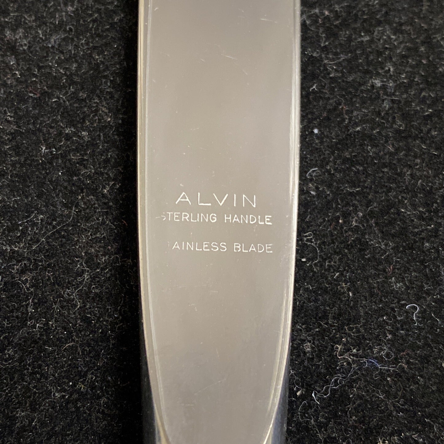 Sterling Silver Alvin Pirouette 9 1/4" Modern Hollow Dinner Knife
