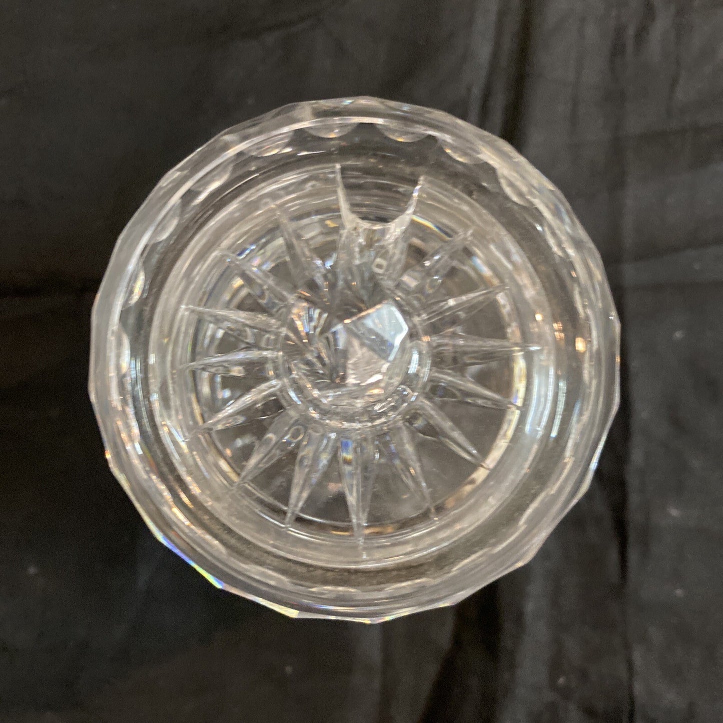 ABP Cut Glass Jam Jar