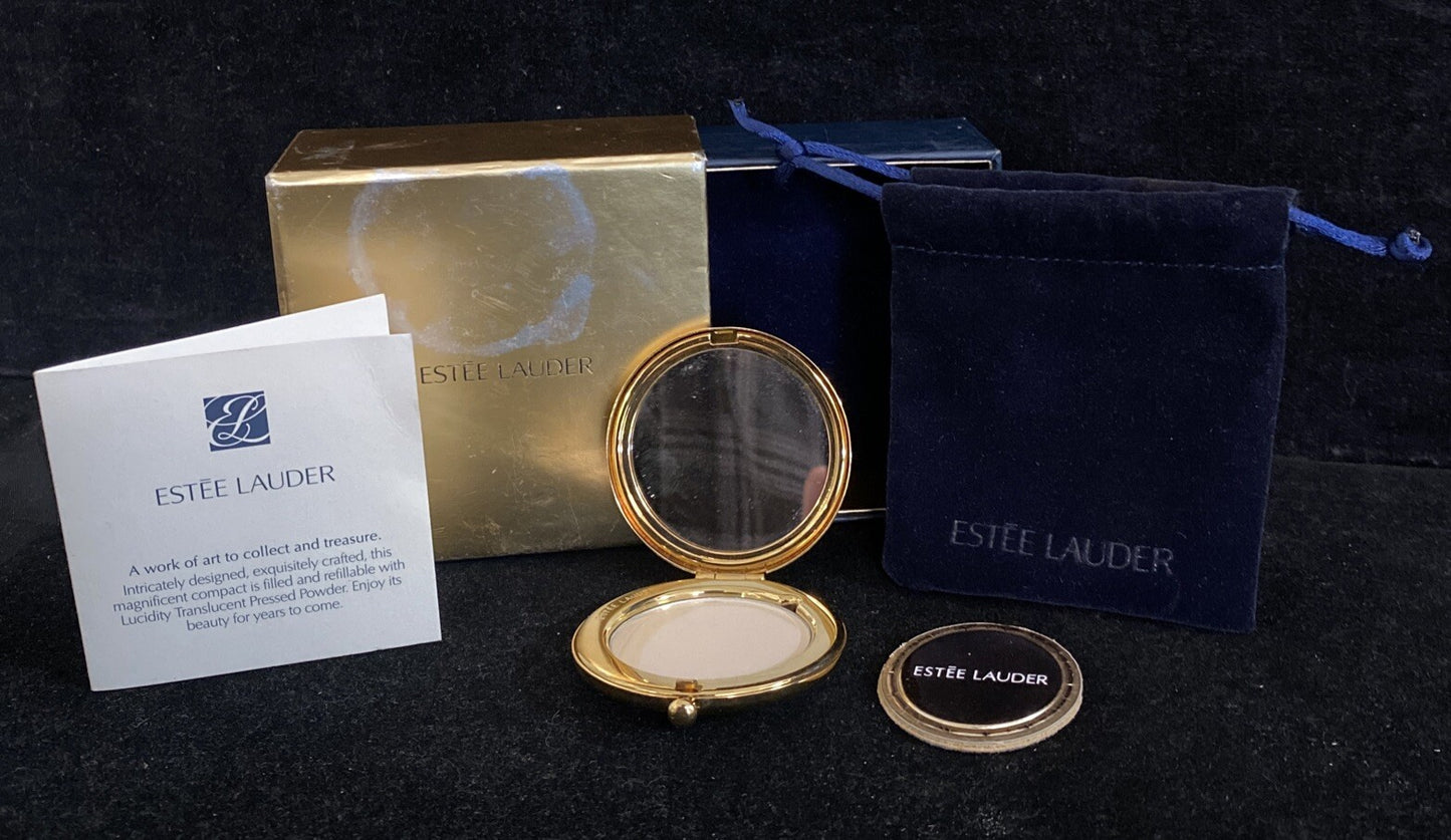 NIB Estee Lauder After Hours Slim Compact Lucidity 06 Transparent translucent