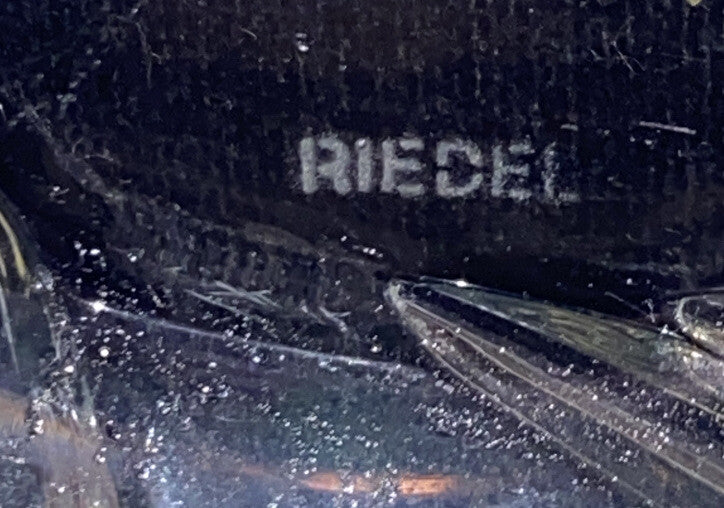 Riedel Clear Crystal Large Ribbed Serving Bowl Centerpiece 11.5"