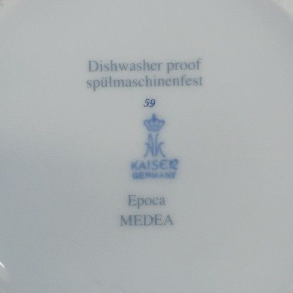 Vintage German Kaiser  4 pc China Medea Pattern Teapot & Warmer NICE