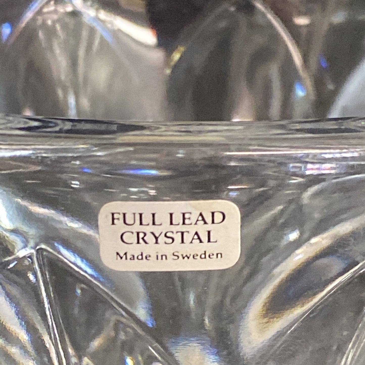 Vintage Kosta Art Glass Crystal Petal Bowl - Perfect and Glowing! Sweden Perfect