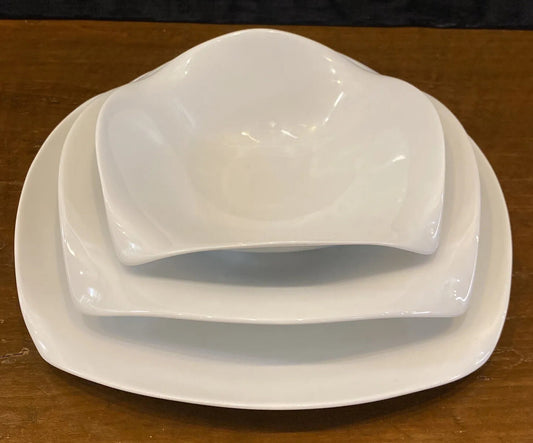 Rosenthal Studio-line “Poncho” Bowl & Plate Set Of 3 BH280C