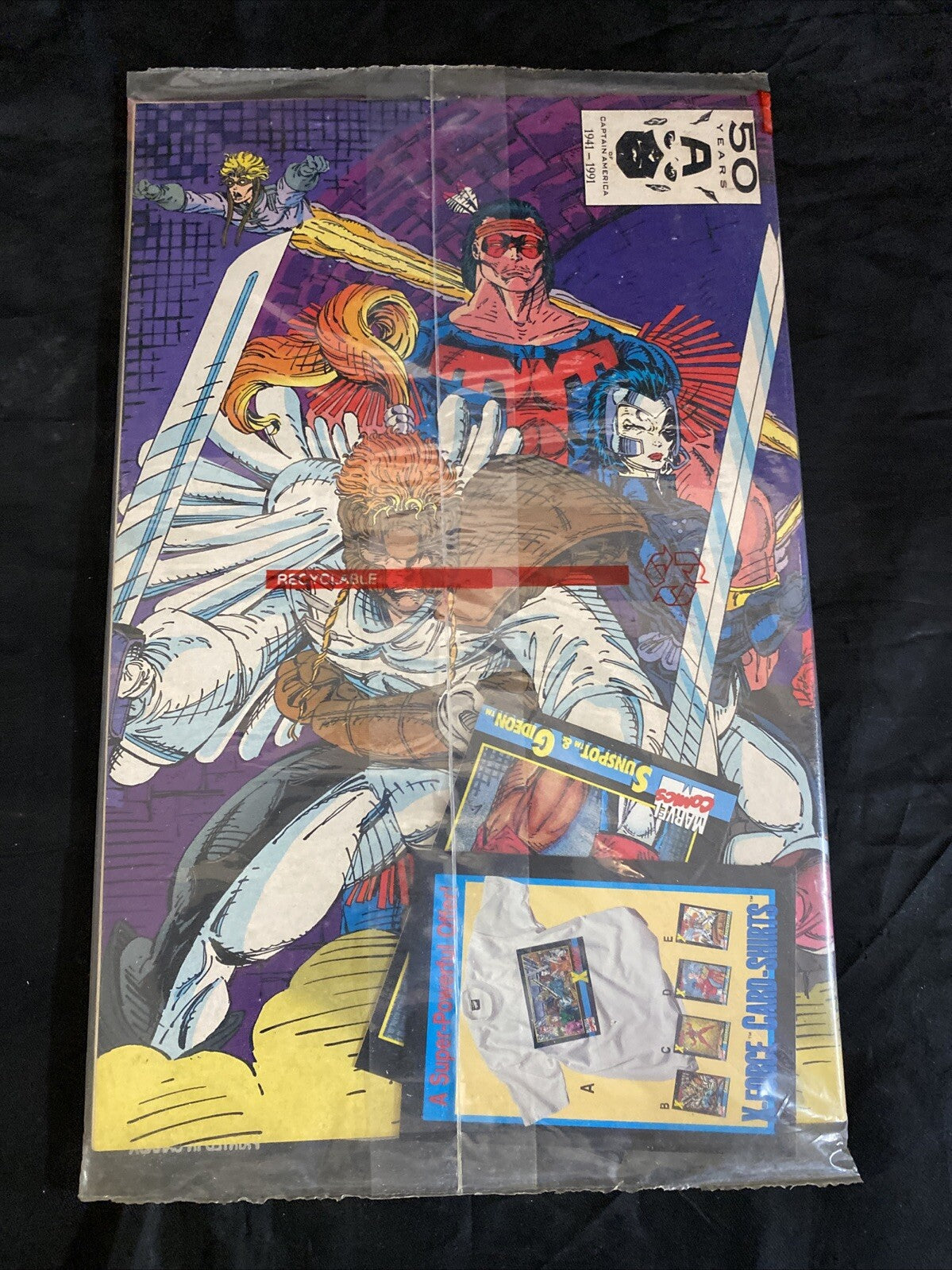 X-Force #1 Marvel Comic Books Sealed with Trading Card Collector's Edition