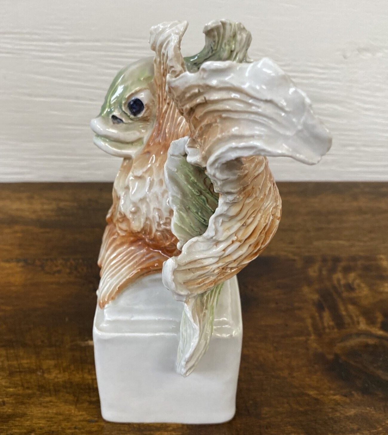 1950's Signed Italian CACCIAPUOTI PORCELAIN ZODIAC FIGURE 'PISCES'