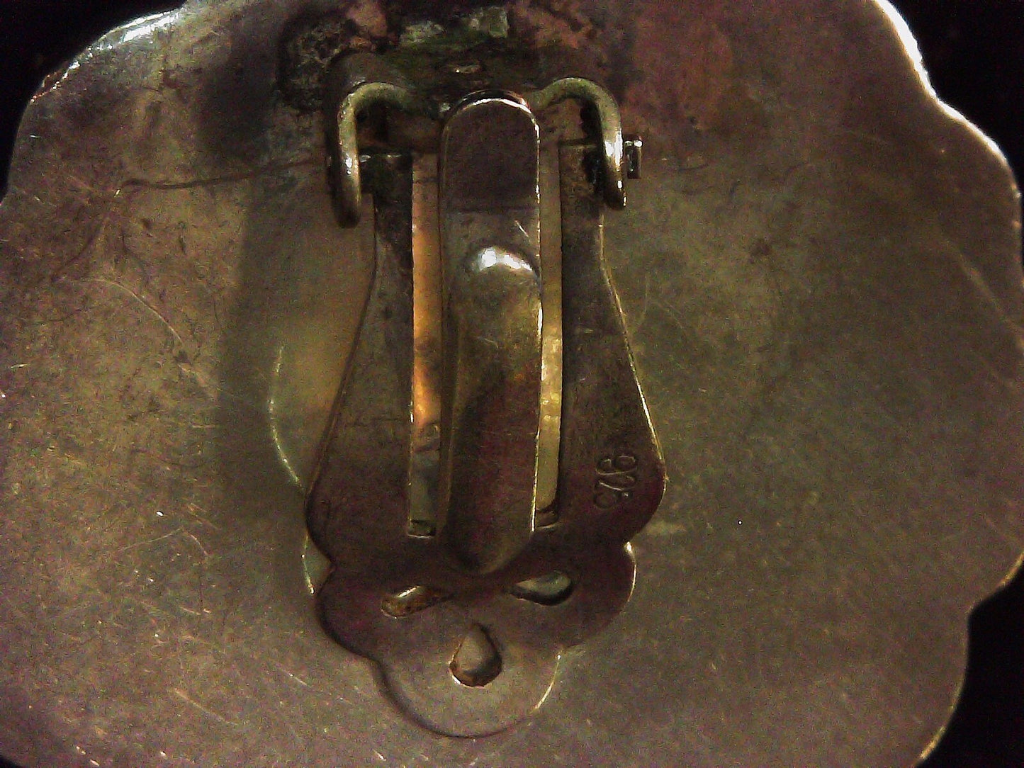 Pair of Sterling Silver 925 Clip On Earrings 15.3g