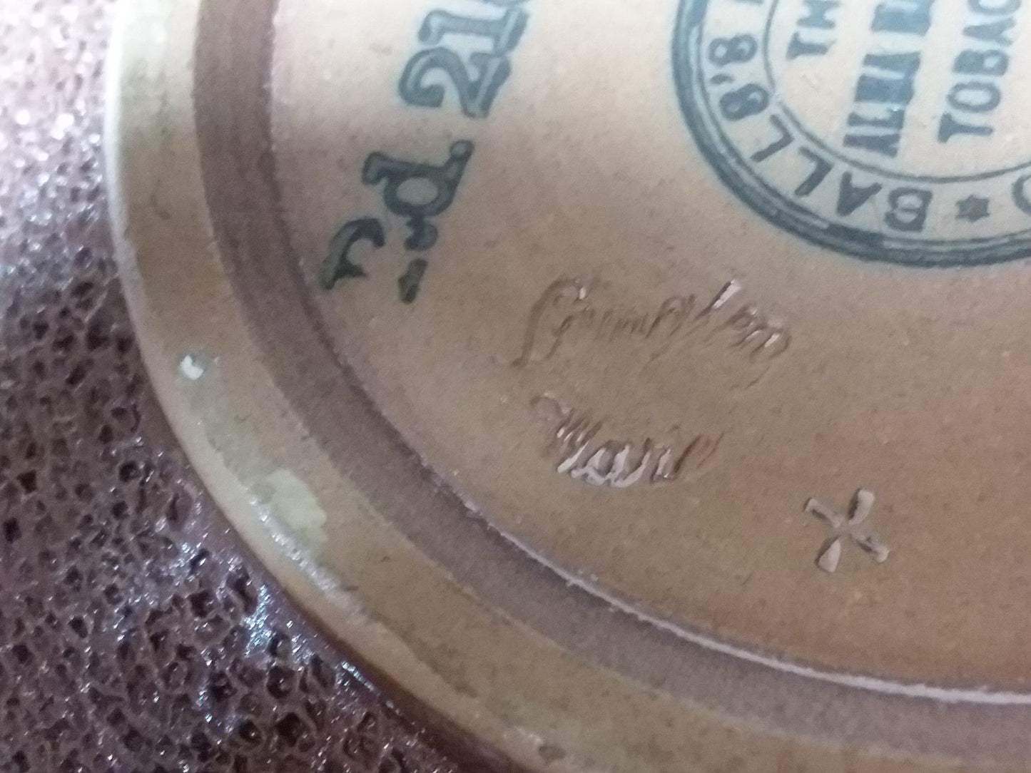 ALMA MATER Tobacco Jar / Humidor - CAMBRIDGE Langley Ware