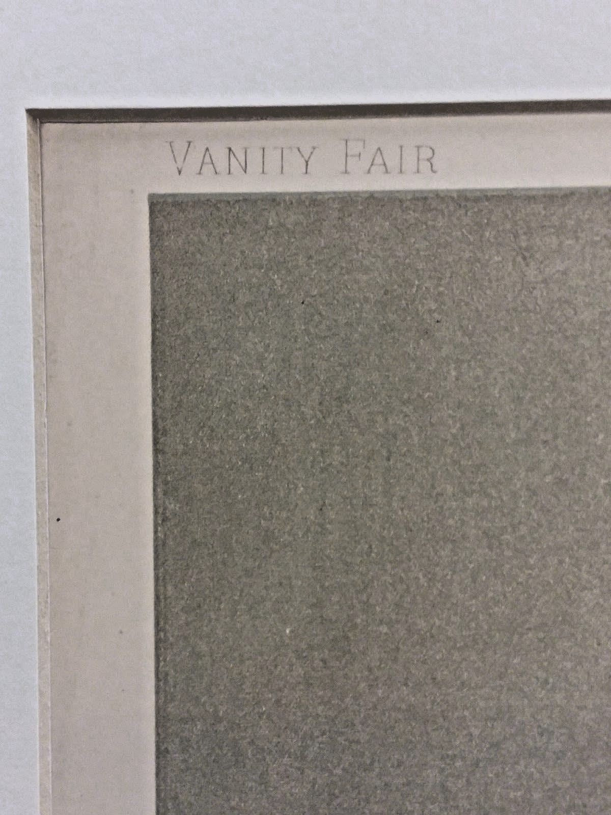 Antique VANITY FAIR  PRINT The President of the French Republic 1899 by Cuth