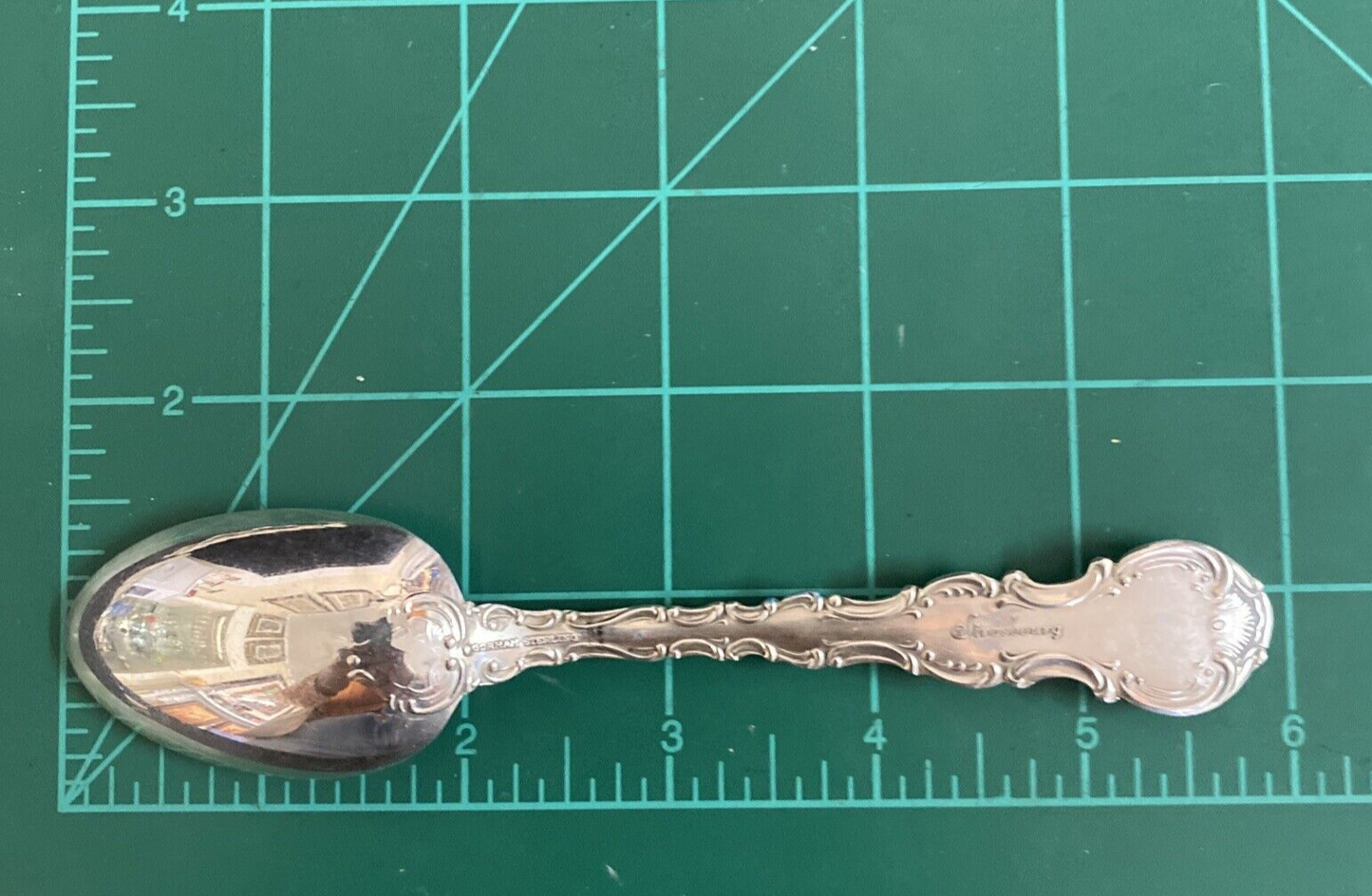 Gorham Sterling Strasbourg Sterling Silver Teaspoon 5 7/8" 34 grams spoon