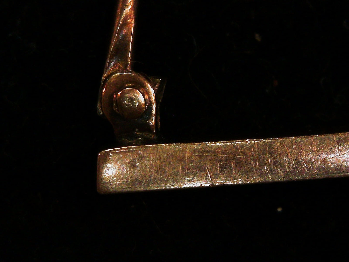 Antique 10k Yellow Gold Baby Beauty Pin 0.7g