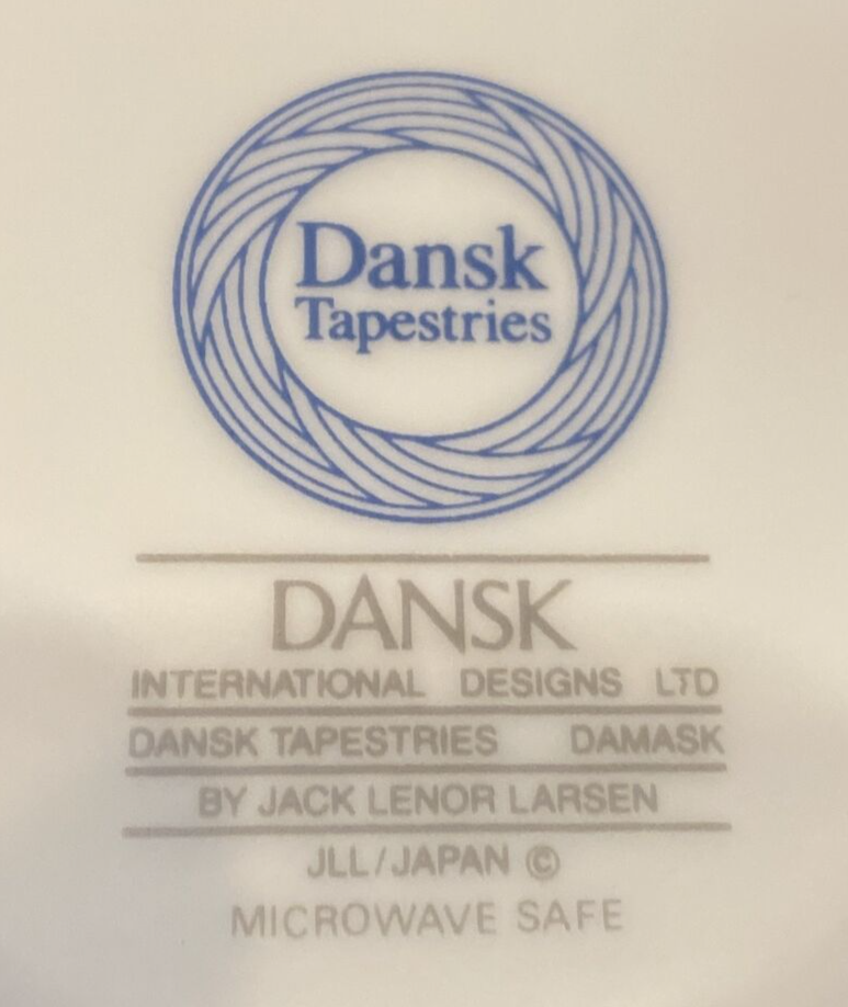 Dansk Tapestries Sugar & Creamer Set BH205