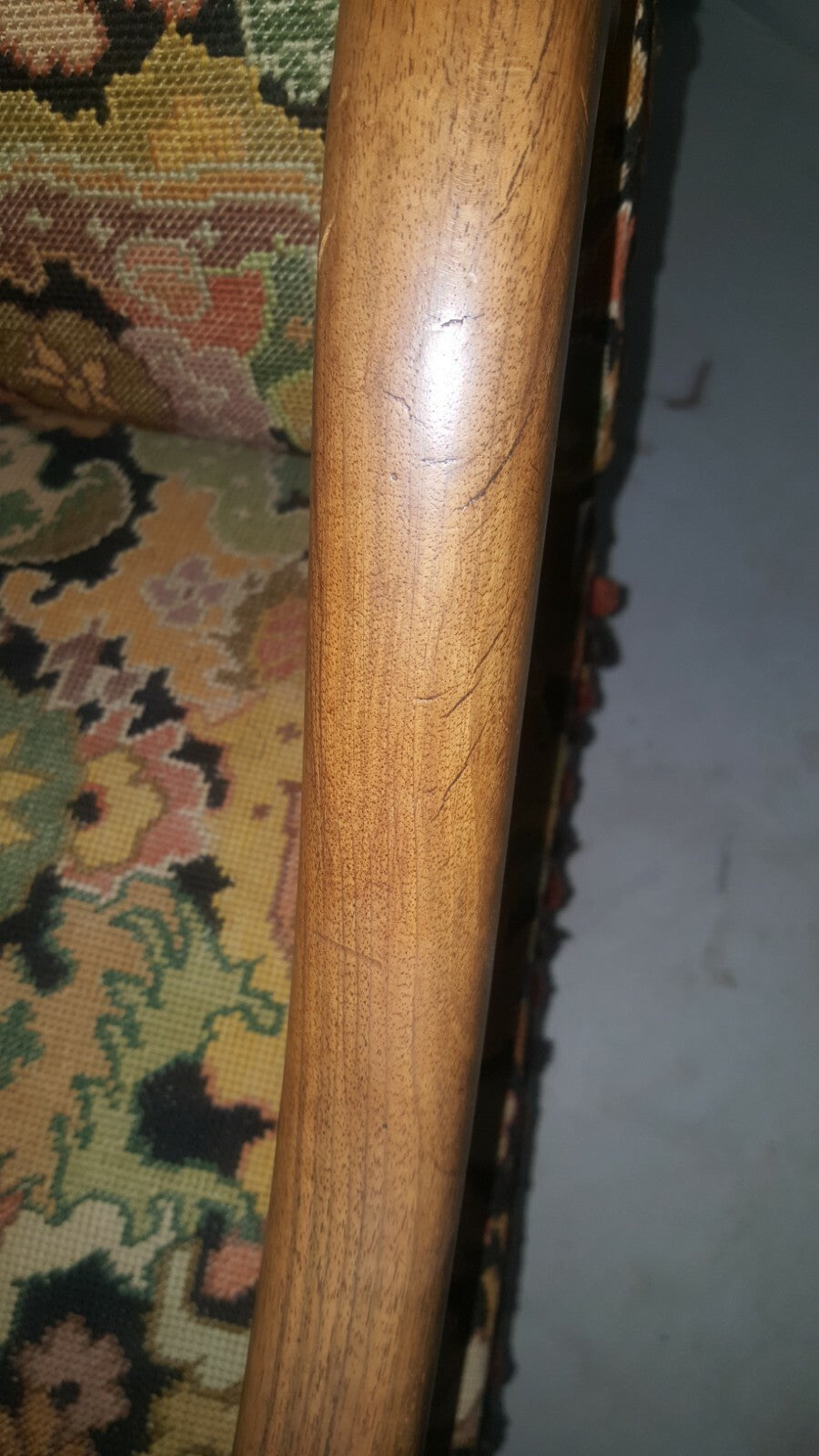 Antique 1880s French Needlepoint Armchair  Os Du Mouton Throne Chair Fauteil