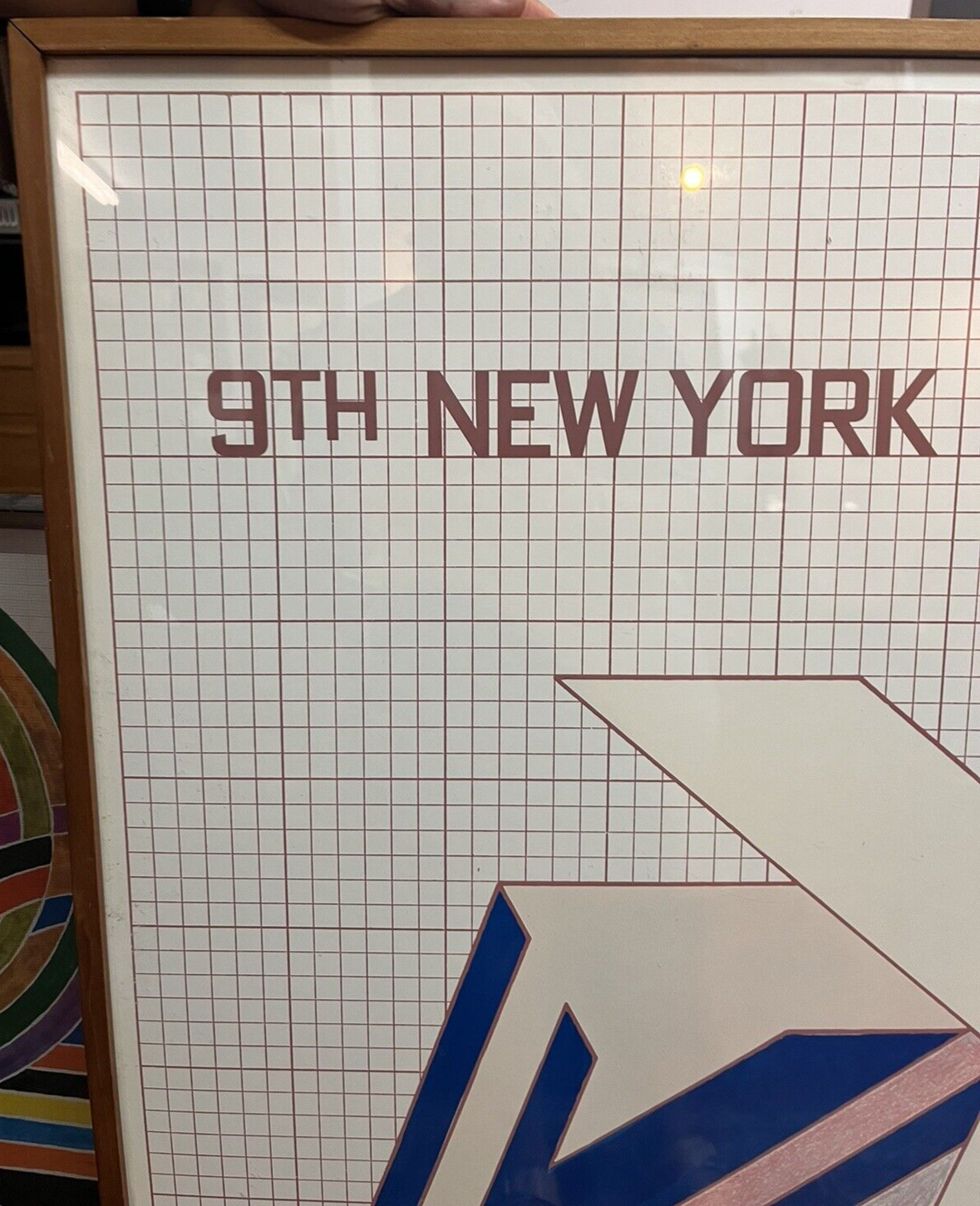 VTG Frank Stella Art 9th New York Film Festival Poster 1971 Lincoln Center BH70