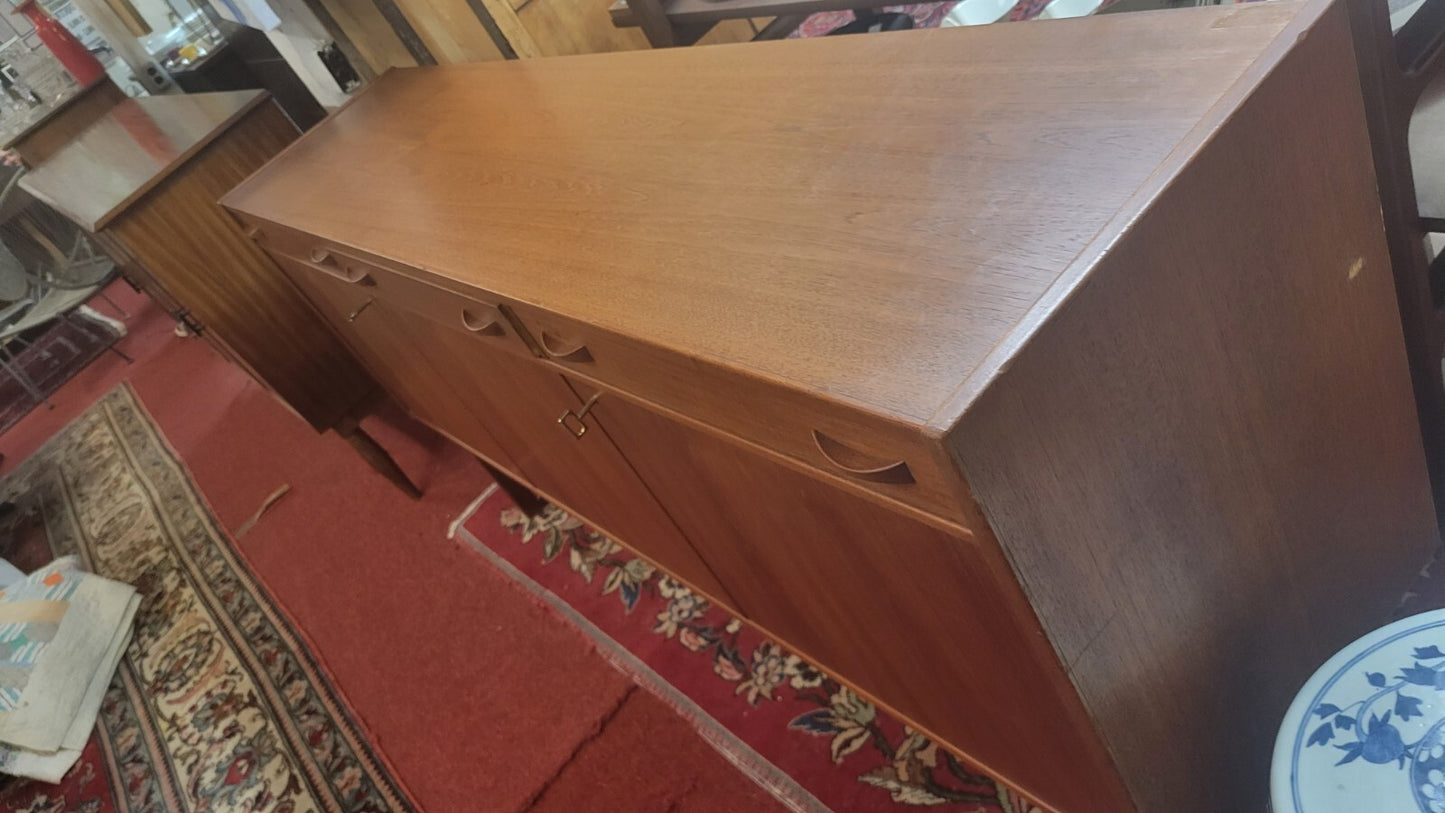 MIDCENTURY MODERN SWEDISH TEAK SIDEBOARD SERVER BUFFET TAGE OLOFSSON ULFERTS 72"