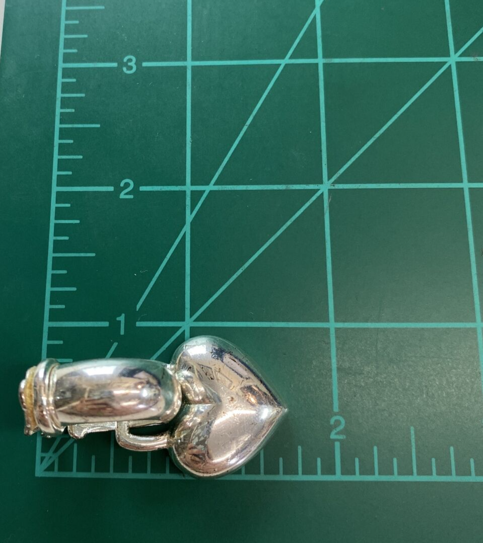 Carolee Silver Toned Heart Shaped Dangle Clip Earrings can be worn 2 ways