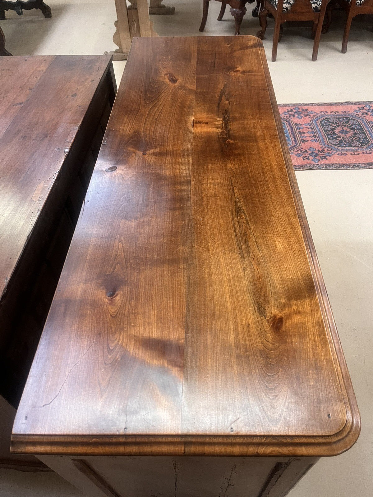 ANTIQUE FRENCH PROVINCIAL FARMHOUSE FRUITWOOD CHEST COMMODE DRESSER